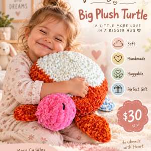 Big Plush Turtle